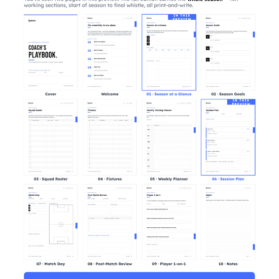 Coach's Playbook · Free Sample